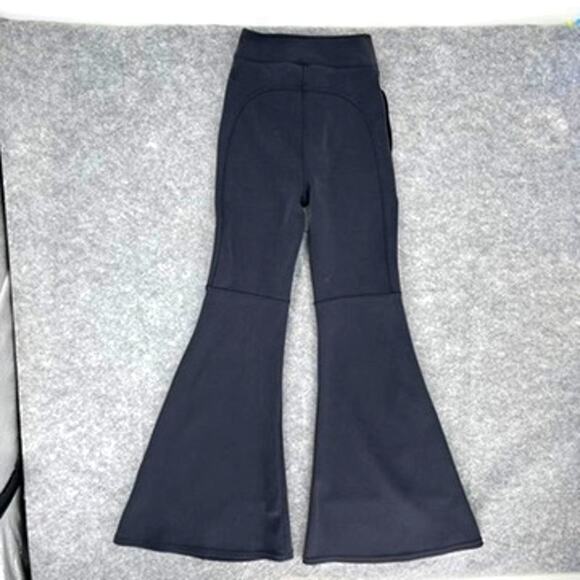 Free People Movement Pants Light Heart Flares Size 0 Black - Picture 3 of 7